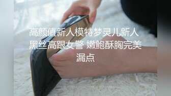 高颜值新人模特梦灵儿新人 黑丝高跟女警 嫩鲍酥胸完美漏点