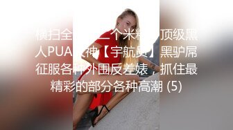 横扫全球第二个米糕！顶级黑人PUA大神【宇航员】黑驴屌征服各种外围反差婊，抓住最精彩的部分各种高潮 (5)