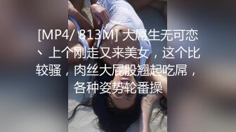 [MP4/ 813M] 大屌生无可恋丶上个刚走又来美女，这个比较骚，肉丝大屁股翘起吃屌，各种姿势轮番操