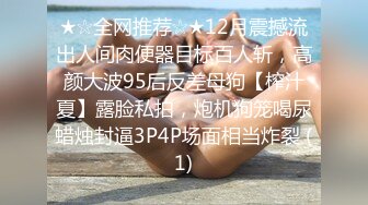 ★☆全网推荐☆★12月震撼流出人间肉便器目标百人斩，高颜大波95后反差母狗【榨汁夏】露脸私拍，炮机狗笼喝尿蜡烛封逼3P4P场面相当炸裂 (1)