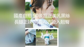 國產自拍 90後超正美乳黑絲長腿正妹 情趣內衣後入翹臀大屁