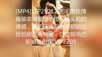 [MP4]STP25212 无毛黑丝情趣装非常骚的小母狗镜头前的诱惑，揉奶玩逼淫水多都能拉丝给狼友看特写，口交假鸡巴听狼友指挥 VIP2209